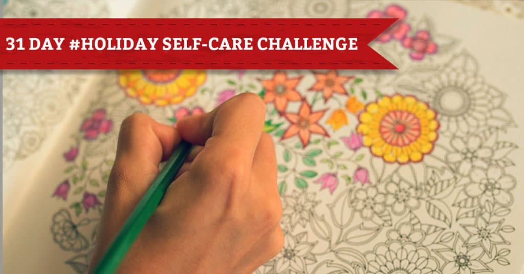 31 Days of Holiday Self-Care, Day 8, Spend Some Time Coloring