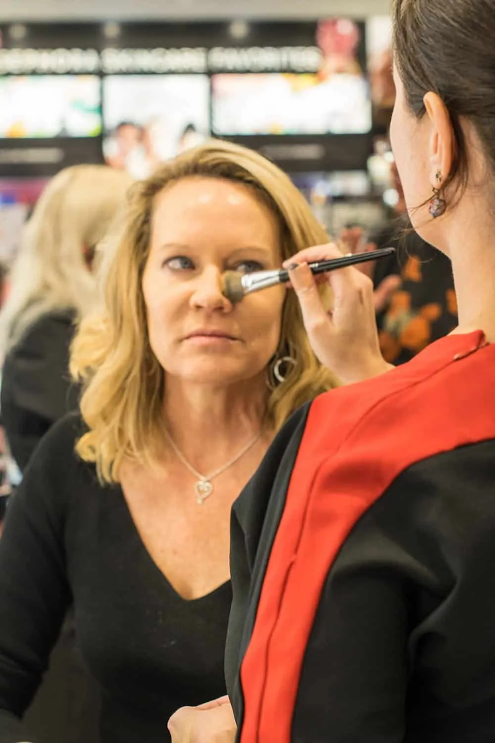 Updated makeup for a festive holiday look can help you look younger without looking like you're trying too hard.