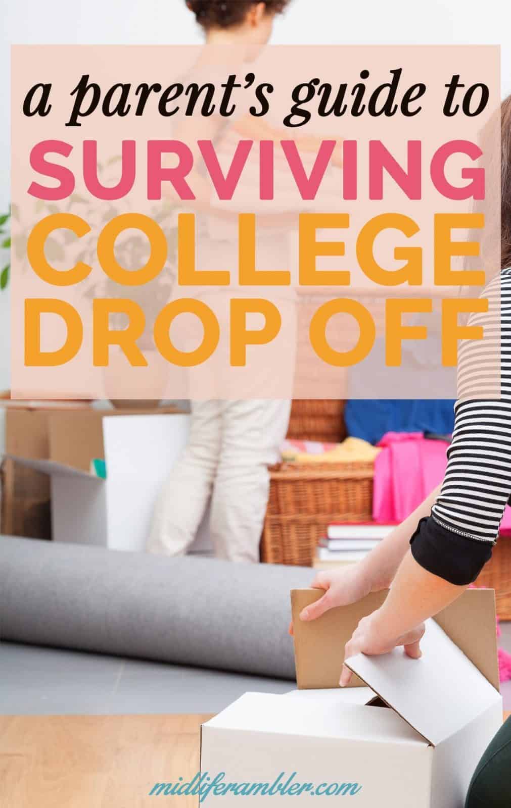 The Parent's Guide to Preparing Yourself for College Drop Off 1 The Parent's Guide to Preparing Yourself for College Drop Off 1