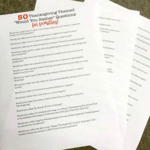 10 Free Printable Thanksgiving Conversation Starters – Midlife Rambler