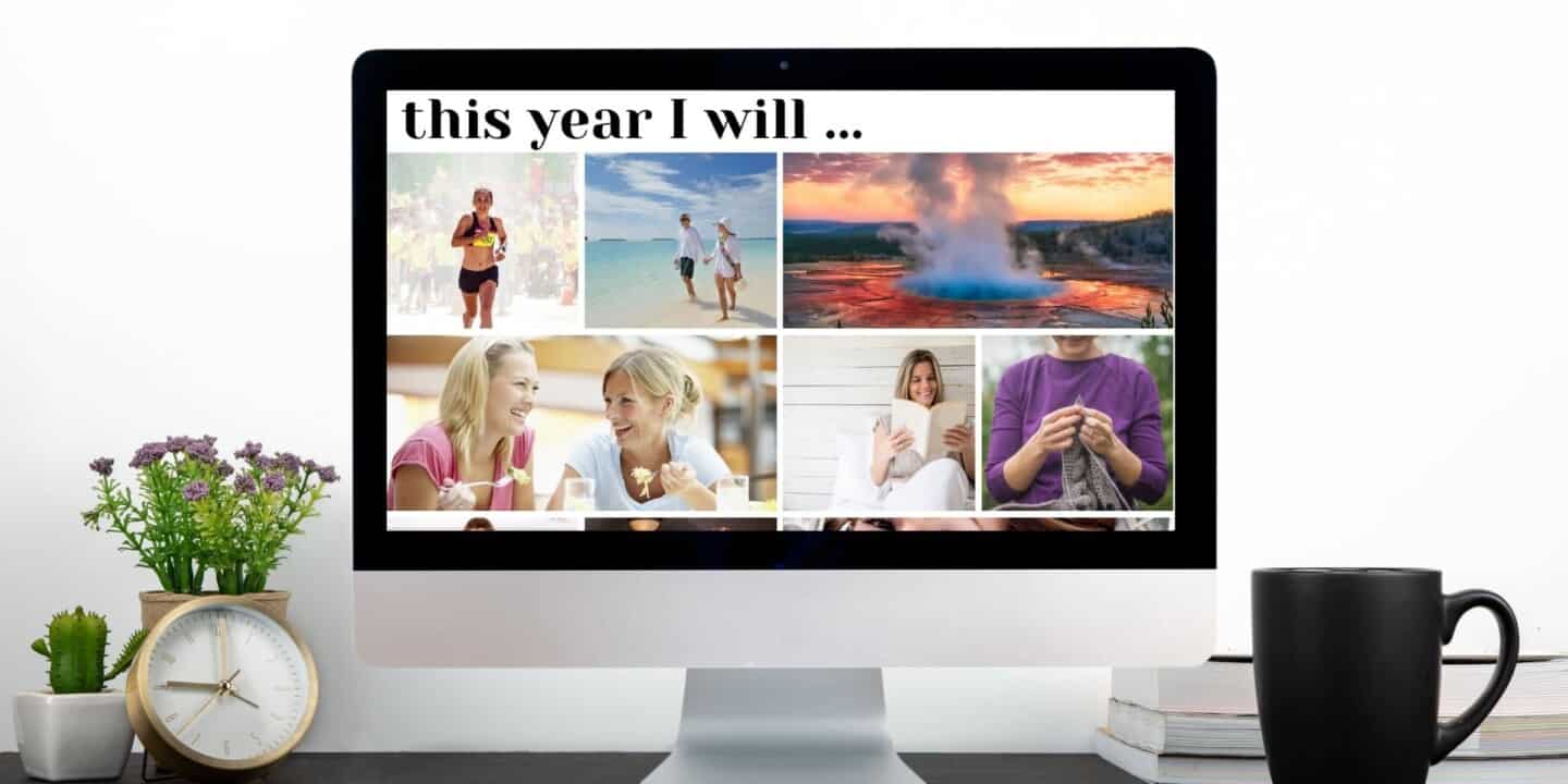 How to Make a Digital Vision Board Heading