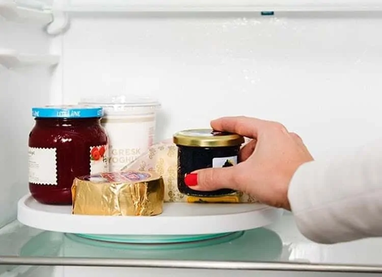 Fridge Organization Using Bins and Mason Jars - Clean and Scentsible