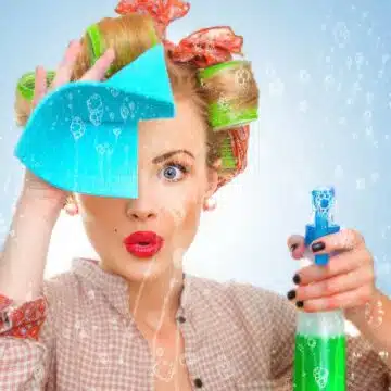 Cleaning Hacks for Lazy People Heading