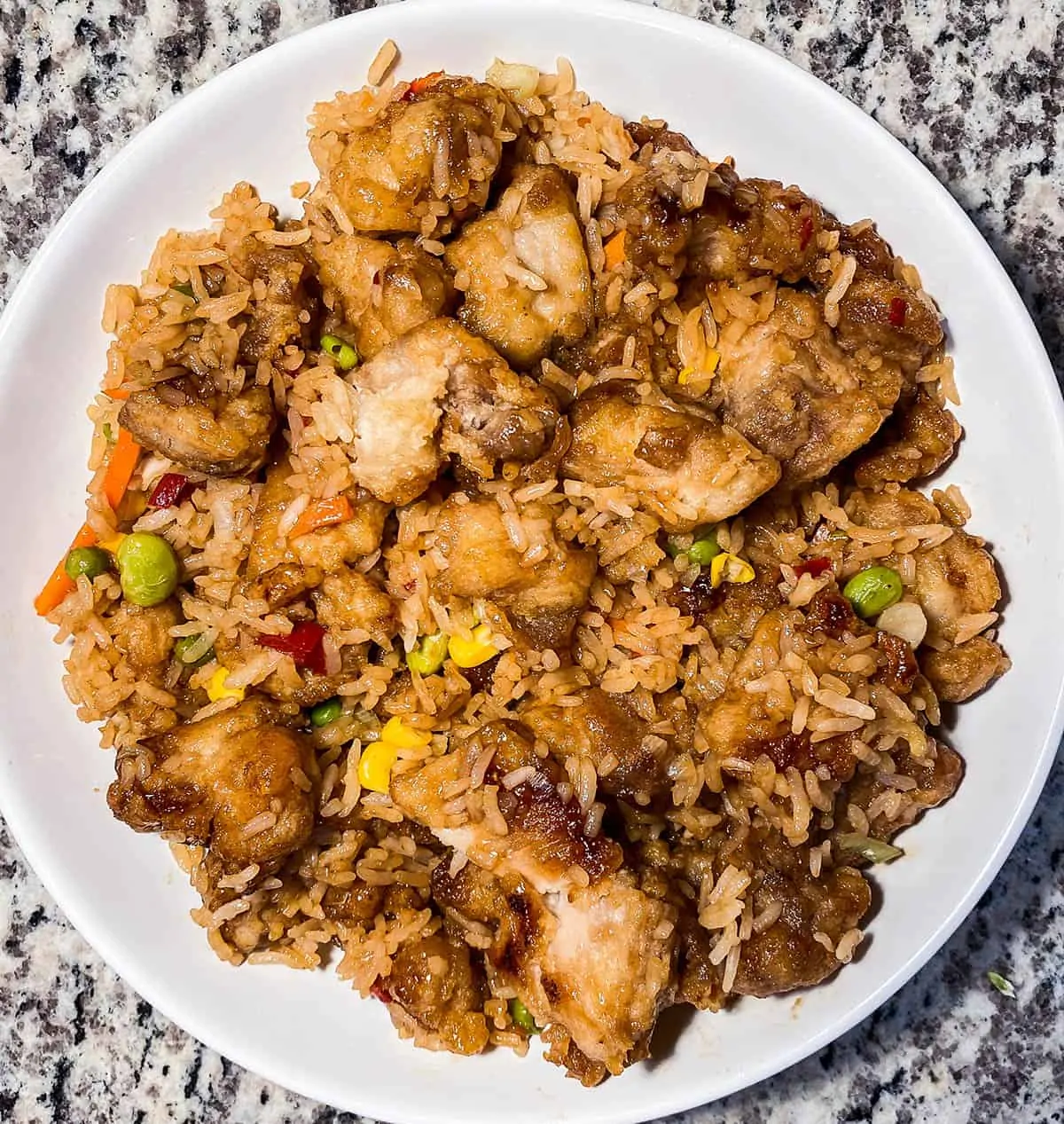 The Easiest Trader Joe's Meal of All Time: Easy Mandarin Orange Chicken Fried Rice 5