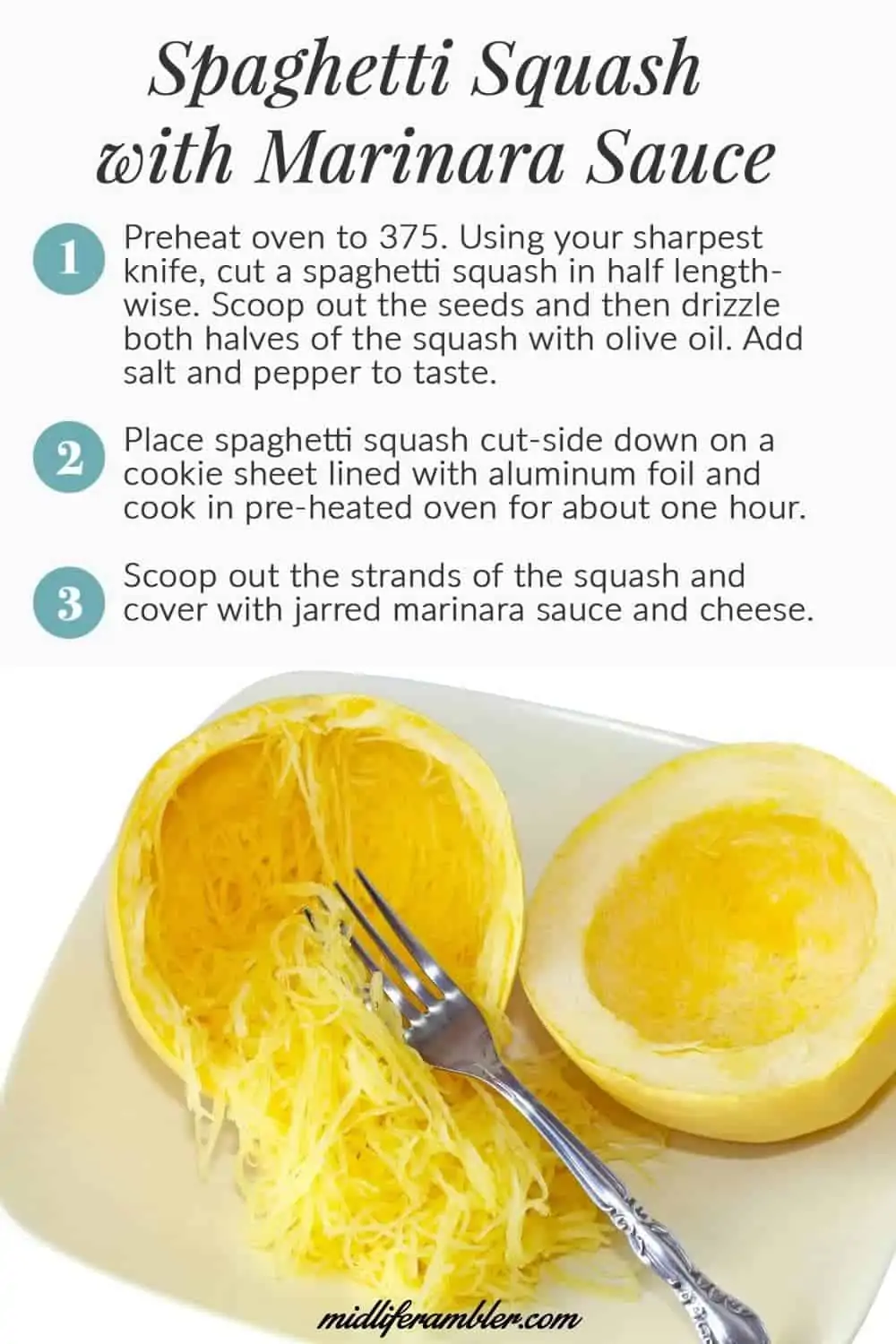 Spaghetti Squash is a surprisingly easy meal that also healthy.