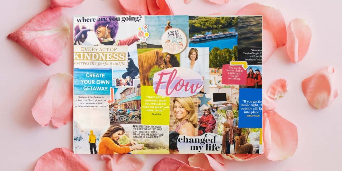 Vision Board Guide + Stickers - Aligned Adventure