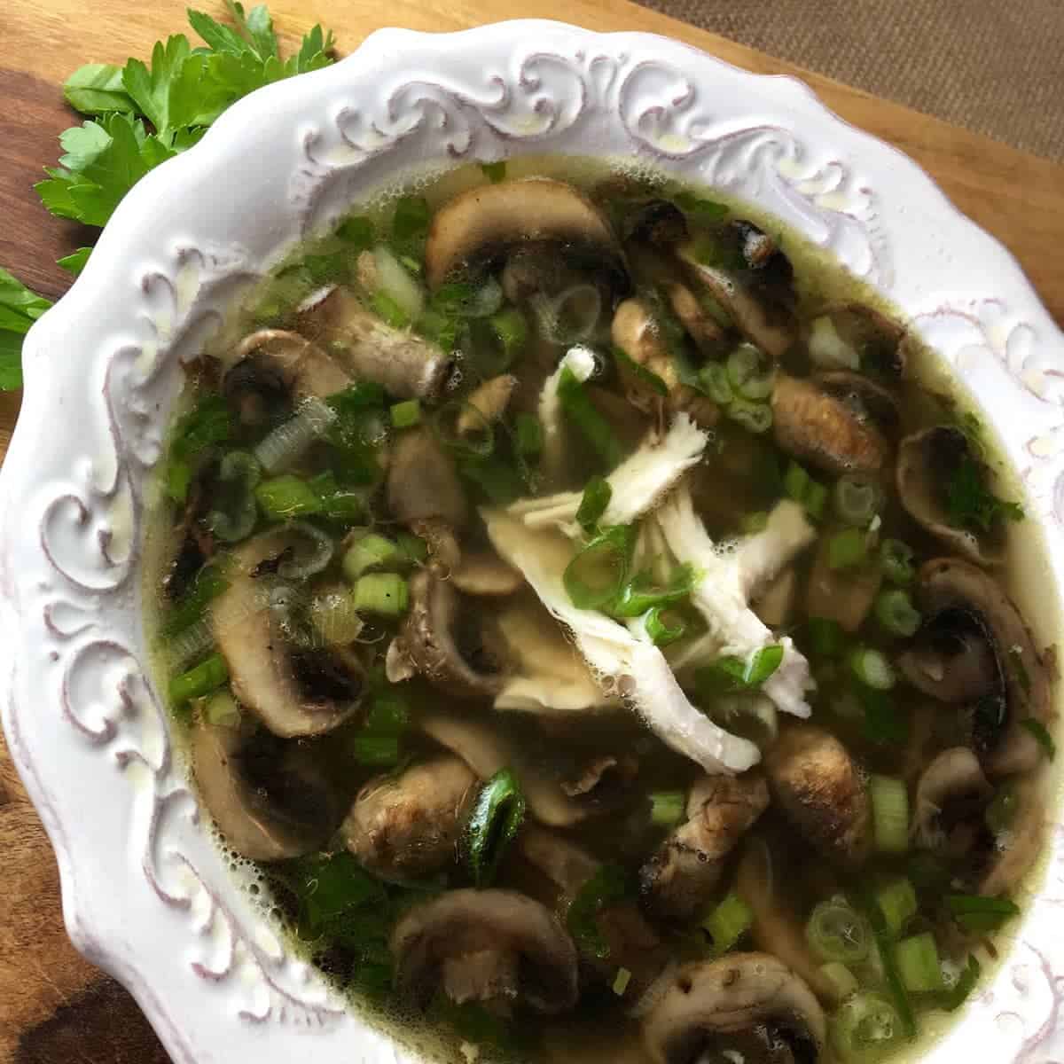 Chicken Marsala Soup