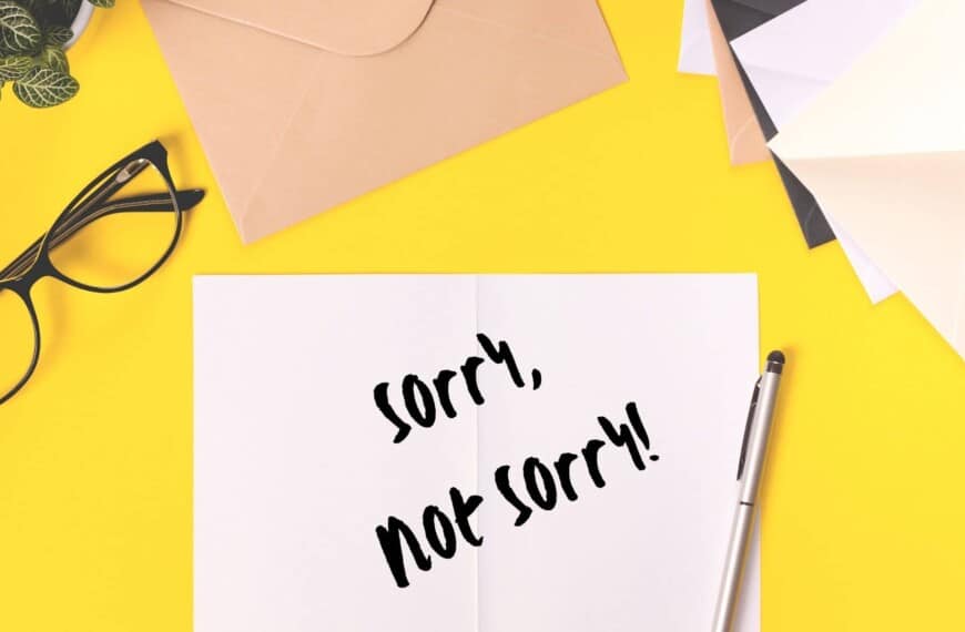 Midlife Rambler Home 19 Things to Stop Apologizing For - Heading