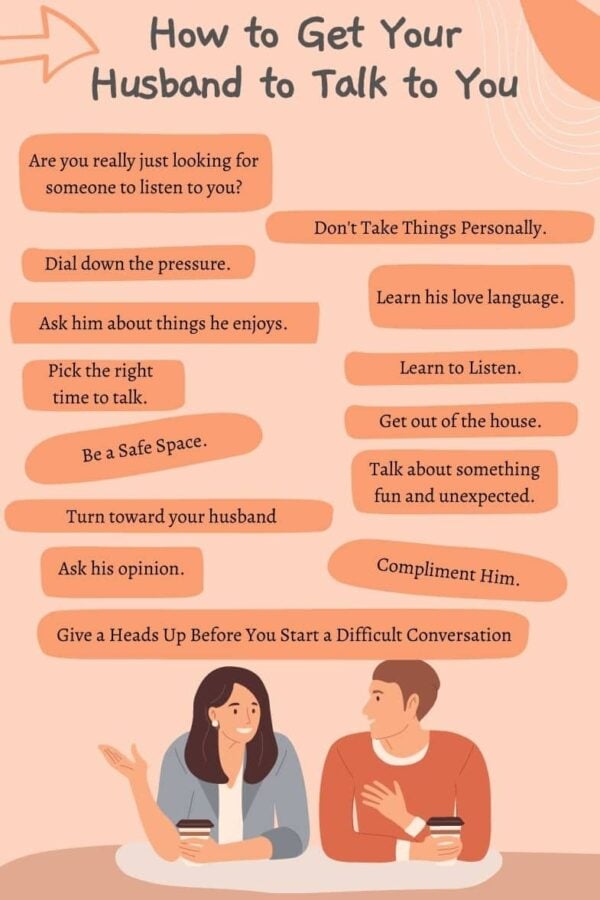 15 Easy Tips To Get Your Husband To Talk More Midlife Rambler