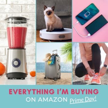 collage of products from Amazon Prime Day