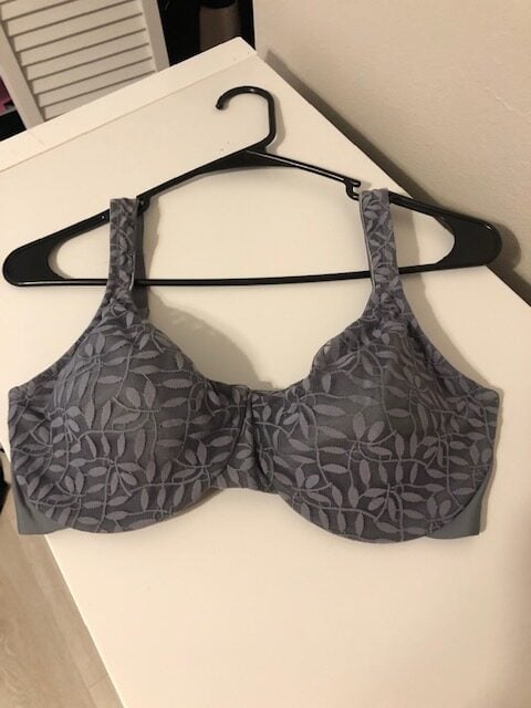 Olga grey bra