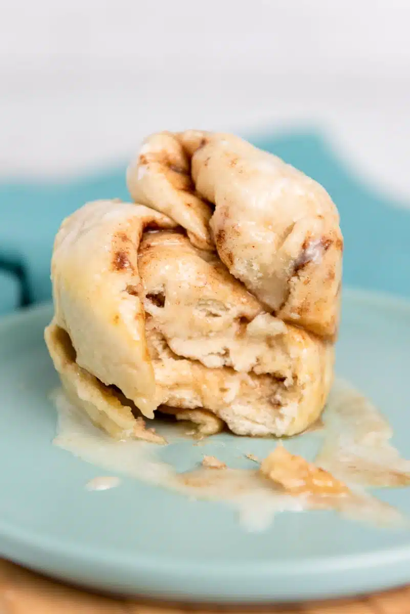 single serving cinnamon roll microwave