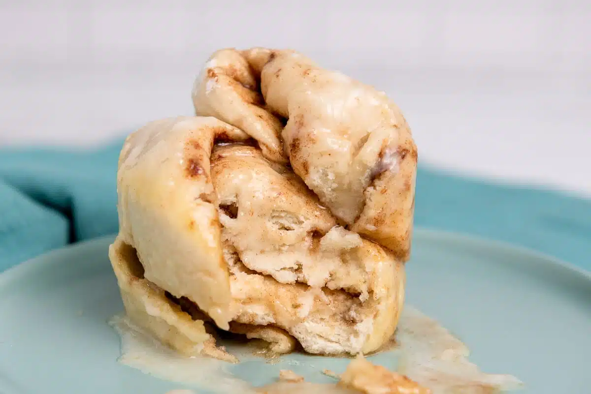 single serving cinnamon roll microwave
