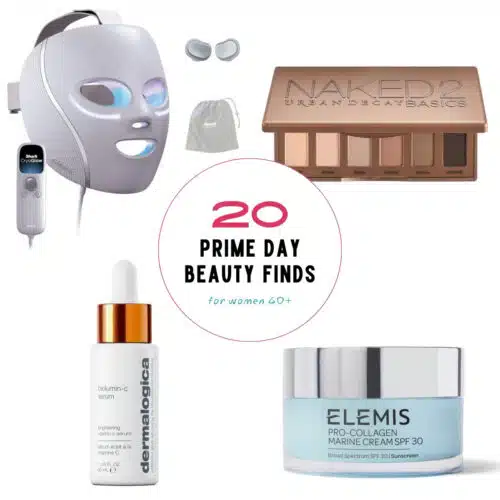 20 Prime Day beauty finds for women 40+ with an LED face mask, eyeshadow palette, vitamin C serum and moisturizer